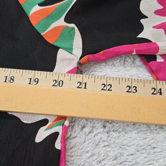 Anthropologie Azel Hazel Haze Blouse size M Floral Feminine - Picture 8 of 14